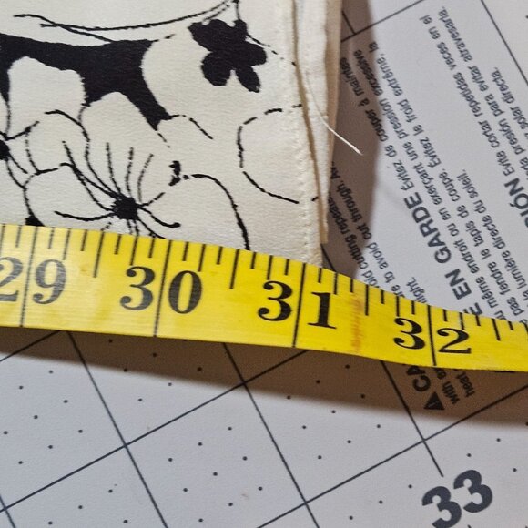 Silk Spring Elevenses Black & White Floral Halter Jumpsuit Size S NO Belt - Picture 13 of 16